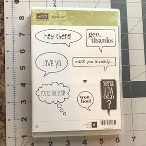 Stampin’ Up! Just Sayin’ set
